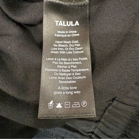 Talula Aritzia Black Women's Los Feliz Joggers Size M - Picture 15 of 17